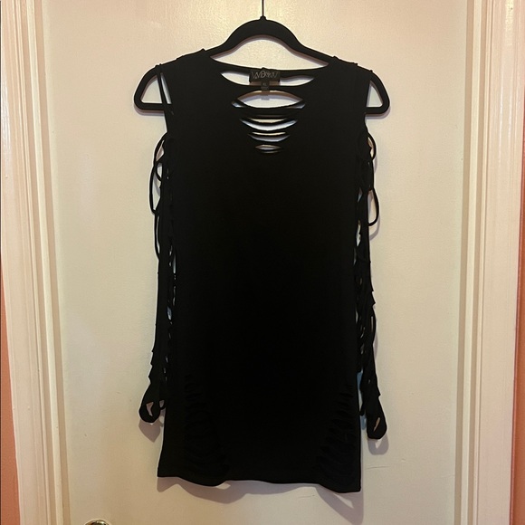 Widow Portal To Hell Shredded Dress - Picture 3 of 5